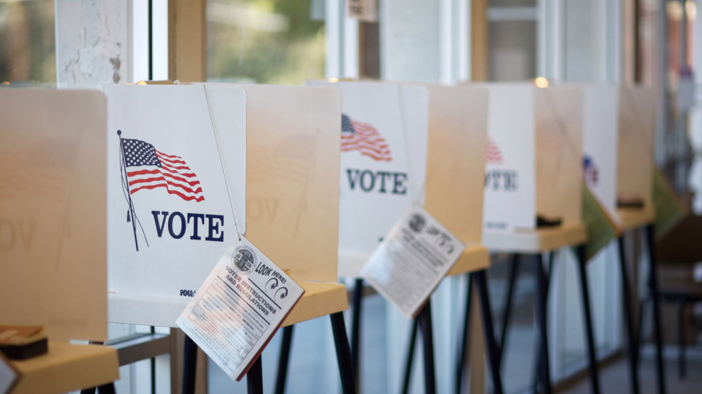 voting booths