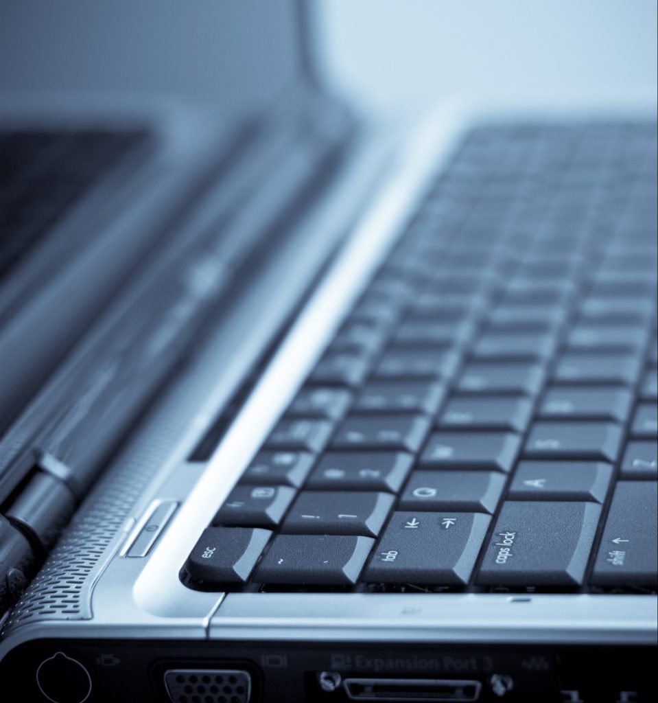 laptop closeup